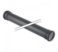 Tube Silent-PP avec deux manchons diam 40 mm - longueur 3 M GEBERIT