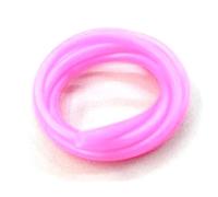 Tube silicone fluorescent TSF2555 2,2 x 5,5 - Pièce de rechange haute visibilité 1 mètre (ROSE)
