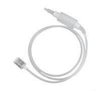 Tube Siphon Manuel 1.9m Pour Filtration Liquide(PP pipe+filter head) | Manuel simple d'usage, pincer pour démarrer, arrêt automatique, pas d'électricité, cuisine maison