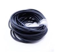 Tube Souple Creux en Caoutchouc Noir/Vert foncé, 3/1 m, Longs tuyaux en Latex légers for la Maison, 1 pièce(Black,3METERS*3MM*7MM)