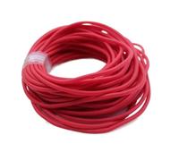 Tube Souple Creux en Caoutchouc Noir/Vert foncé, 3/1 m, Longs tuyaux en Latex légers for la Maison, 1 pièce(Red,3METERS*2MM*5MM)