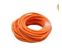 Tube Souple Creux en Caoutchouc Noir/Vert foncé, 3/1 m, Longs tuyaux en Latex légers for la Maison, 1 pièce(Orange,1METER*1.6MM*3.6MM)