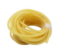 Tube Souple Creux en Caoutchouc Noir/Vert foncé, 3/1 m, Longs tuyaux en Latex légers for la Maison, 1 pièce(Yellow,1METER*3MM*5MM)