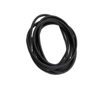 Tube Souple en Caoutchouc for expériences de Laboratoire, tuyaux Creux à tête Ronde, diamètre extérieur 14 mm, 17 mm, 10 mm(Black,1METER*1.6MM*3.2MM)