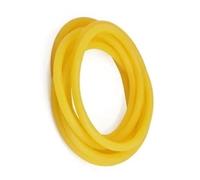 Tube Souple en Caoutchouc for expériences de Laboratoire, tuyaux Creux à tête Ronde, diamètre extérieur 14 mm, 17 mm, 10 mm(Yellow,1METER*4MM*6MM)