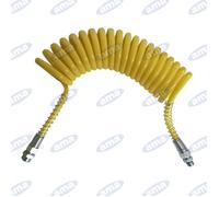 Tube Spirale Pour Air Comprimé Avec Fixations M16x1,5 Freinage Pneumatique