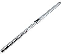 Tube télescopique 32mm Ø Tube d'aspirateur extensible 600-1000 mm - Tube de rallonge universel pour tapis, sols durs - Tube de remplacement chromé pour aspirateur de sol - Tube d'aspiration avec fonct