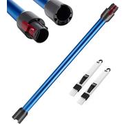 Tube Télescopique Compatible avec Dyson V7 V8 V10 V11 V15, Tube d'extension Rigide pour Dyson V11, Tube d'aspiration à Connexion Rapide pour Aspirateur Dyson avec Deux 2 en 1 Brosses, Bleu