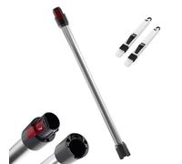 Tube Télescopique pour Dyson V11, Tube Extension Compatible avec Dyson V7 V8 V10 V11 V15, Tube d'aspiration à Connexion Rapide avec Deux 2 en 1 Brosses (Argent)