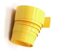 Tube thermorétractable jaune de qualité marine de 20 m - Tube thermorétractable en PVC de 29,5 mm à 200 mm for usage marin et automobile(180mm)