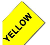 Tube thermorétractable pour étiqueteuse,6-24mm,18055,18053,18056,compatible avec DYMO bal 37,5200,6000,4200,6500,12mm,18051,18054 - Type Black on Yellow-6mm