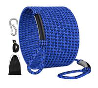 Tube Tow Rope, Marine Floating Strap, Heavy-Duty Kayak Tow Line, Safety and Rescue Support, Sturdy Pulling Ropes for Trailering, Surfing, Skiing, Lake, Docking, Blue Colored