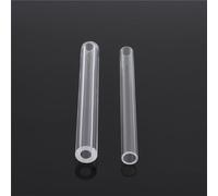Tube transparent acrylique Lot de 2 tubes acryliques transparents for tuyau d'alimentation en eau d'irrigation jardin(40MM*20CM)
