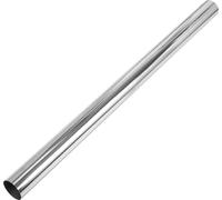 Tube Tuyau Échappement Droit Tube Tuyau Échappement Voiture Mandrel Bend Diy Tuyauterie Personnalisée 57Mm/2.25" Od 762Mm/30" Longueur Extrémité T304 Acier Inoxydable Ton Argent
