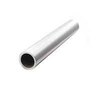 Tube/tuyau rond en aluminium, Tube rond creux droit en aluminium TA2 à paroi épaisse, for projets de bricolage, tuyaux rigides refroidis par eau, raccords, accessoires, longueur 40 cm(OD12mm-ID10mm)