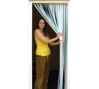 Tube type Rideau de porte, Bug Store, Fly Store, bande Blind-sky Bleu et blanc