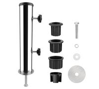 Tube Universel En Acier Inoxydable, Kit De Support De Parasol En Acier Inoxydable, Acier Inoxydable Pied Parasol, Accessoires Pour Parasols Avec Base En Tube En Acier Inoxydable Pour L'extérieur