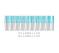 Tube Vide de Brillant à lèvres de 1.3ml, 20 pièces, Gain de Place, Excellente étanchéité, Mini récipient Portable pour Rouge à lèvres Liquide avec Bouchon intérieur