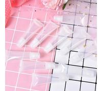 Tube Vide De Rouge À Lèvres, Baume À Lèvres, Tube Souple De Maquillage, Récipient Transparent De Brillant À Lèvres, 10 Pièces/Lot 5/10/15ml