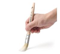 TubeRoo Petit pinceau de 12 mm - Pinceau de peinture de qualité supérieure pour peinture, huile de bois et peinture murale - Pinceau à lasure pour lasure sur bois - Pinceau de peinture professionnel -