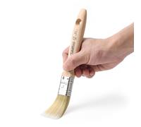 TubeRoo Petit pinceau de 25 mm - Pinceau de peinture de qualité supérieure pour peinture, huile de bois et peinture murale - Pinceau à lasure pour lasure sur bois - Pinceau de peinture professionnel -