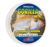 Tubertini Gorilla UC-4 0.250 mm 100 m Fluorocarbone Ligne de Pêche Invisible Mer Eau Douce Spinning Carnassiers