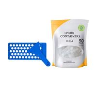 Tubes À Baume À Lèvres - Kit De Moule Cosmétique, Plateau De Récipient Rechargeable | Outils De Remplissage De Bricolage Avec Spatule, Gratte matériaux assez de qualité supérieure, sûr et sans odor, v