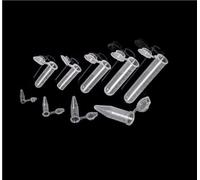Tubes à essai à centrifuger en plastique réutilisables de 0,1 ml à 15 ml, tubes de prélèvement d'échantillons PCR for laboratoire(7mlx100pcs)