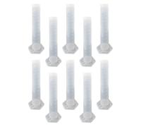 Tubes à essai en laboratoire 10 pièces avec base hexagonale et échelle bleue pour une lecture facile dans le travail scientifique ensemble d ' expérimentation scientifique à domicile