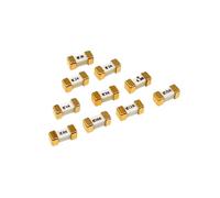 Tubes à fusibles à rupture rapide 1808, 10 pièces, 0451 soufflés 1/2/3/4/5/6/8/10A(6.3A)