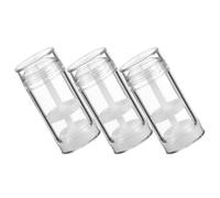 Tubes à Lèvres Vides 15g As, Lot de 3 pour Voyage et Paquet | Surface Lisse, Format Délicat, pour Stick et Cosmétiques, Réduit le Volume, Limite les Fuites