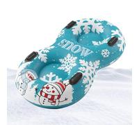 Tubes À Neige Pour Deux Personnes - Planeur Circulaire Renforcé, Jouet Pour La Saison Du Gel, Roue Coulissante De Montagne, Dessous De Verre Familial Avec Matériau Très Épais | Anneau De Glisse À Deux