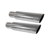 Tubes Chromés d'échappement Sport pour Volkswagen Coccinelle & Karmann-Ghia - 2 pièces