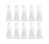 Tubes de à lèvres rechargeables en plastique transparent, buse coudée pour une application précise, petits récipients cosmétiques, bouteille vide, récipients rechargeables pour brillant à lèvres