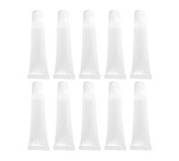 Tubes De À Lèvres Transparents Rechargeables Avec Embout De Buse Coudée Vides 5ml/10ml/15ml 10 Pièces