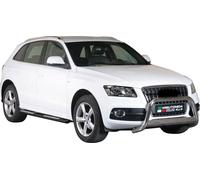 Tubes de bas de caisse en acier inoxydable pour Audi Q5 2008-2015 Acier inoxydable noir