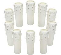 Tubes de Bougie avec Gouttes 100 mm Bougies Gouttes Gouttes en Plastique Couvre les Tubes 10 Pièces