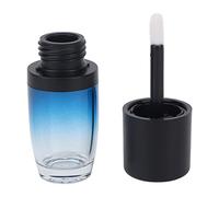 Tubes de Brillant à lèvres en Bouteille, capacité de 4.5ml, Forme carrée, dégradé Transparent, Coque Noire et Bleue, récipients vides pour Huile à lèvres
