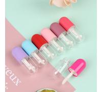 Tubes De Brillant À Lèvres En Forme De Mini Capsule De 5.3ml, 5 Pièces, Diy, Conteneurs De Brillant À Lèvres, Bouteille Vide, Conteneur Cosmétique
