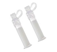Tubes de collecte de colostrum en silicone pratiques, paquet de 2 récipients souples, flexibles et faciles à nettoyer pour l ' alimentation du nouveau-né, cylindres de collecte de colostrum