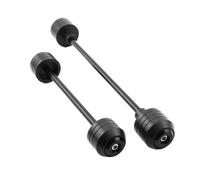 Tubes de fourche Convient Pour Suzuki GSXR GSX-R 600 750 2011-2014, Curseur De Roue Avant Et Arrière, Fourche, Essieu, Protection Contre Les Chocs, Bras Oscillant Avant Roue Cadre(Black)