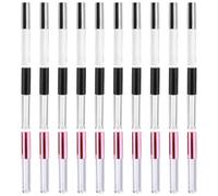 Tubes de Gloss à Lèvres Vides 10ml en Plastique, Lot de 30 Pièces | Remplissage Diy, Fermeture Sûre et Anti-fuite, Format Rond pour Femmes et Filles