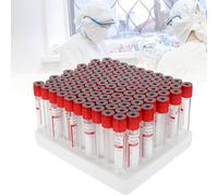 Tubes de prélèvement sanguin de laboratoire, scellés sous vide avec bouchon à vis, idéal pour une utilisation médicale et de recherche