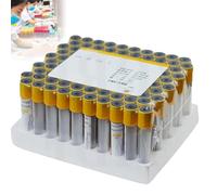 Tubes De Prélèvement Sanguin Jetables (3 Ml, 5 Ml, 10 Ml), Bouchon à Vis Jaune (Gel De Séparation Et Coagulant), Pour La Séparation Du Sérum Et La Préparation Du Prp,10M
