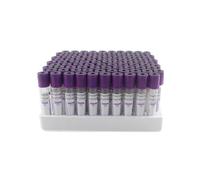 Tubes de Prélèvement Sanguin sous Vide, Lot de 100 Tubes à Usage Unique avec Gel Séparateur et Activateur de Coagulation pour Séparation du Sérum, Préparation de PRP.(2ml Anticoagulant)