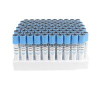 Tubes de Prélèvement Sanguin sous Vide, Lot de 100 Tubes à Usage Unique avec Gel Séparateur et Activateur de Coagulation pour Séparation du Sérum, Préparation de PRP.(10ml Blue Tube)