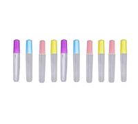 Tubes de Rangement en Plastique Transparent pour Aiguilles à Coudre, Lot de 10 Pièces, Conteneurs pour Couture et Artisanat