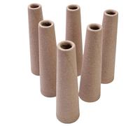 Tubes d'enroulement de laine - 6 cônes de fil en carton épais, tube de tissage à tricoter | Accessoires d'artisanat pour les amateurs de crochet, laine, enroulements, fournitures pour la maison, les