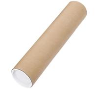Tubes d'envoi avec capuchons d'extrémité en plastique, tubes 'expédition de 2x20 pouces, affiche robuste et protectrice, affiche en carton de remplacement en papier kraft
