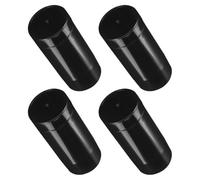 Tubes Déodorant Rechargeables à Visser 30g, Abs Noir, Lot de 4